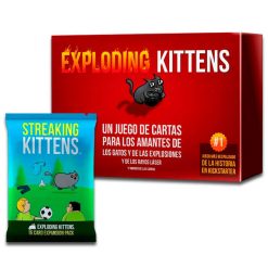 PACK EXPLODING KITTENS STREAKING KITTENS JUEGOS DE MESA